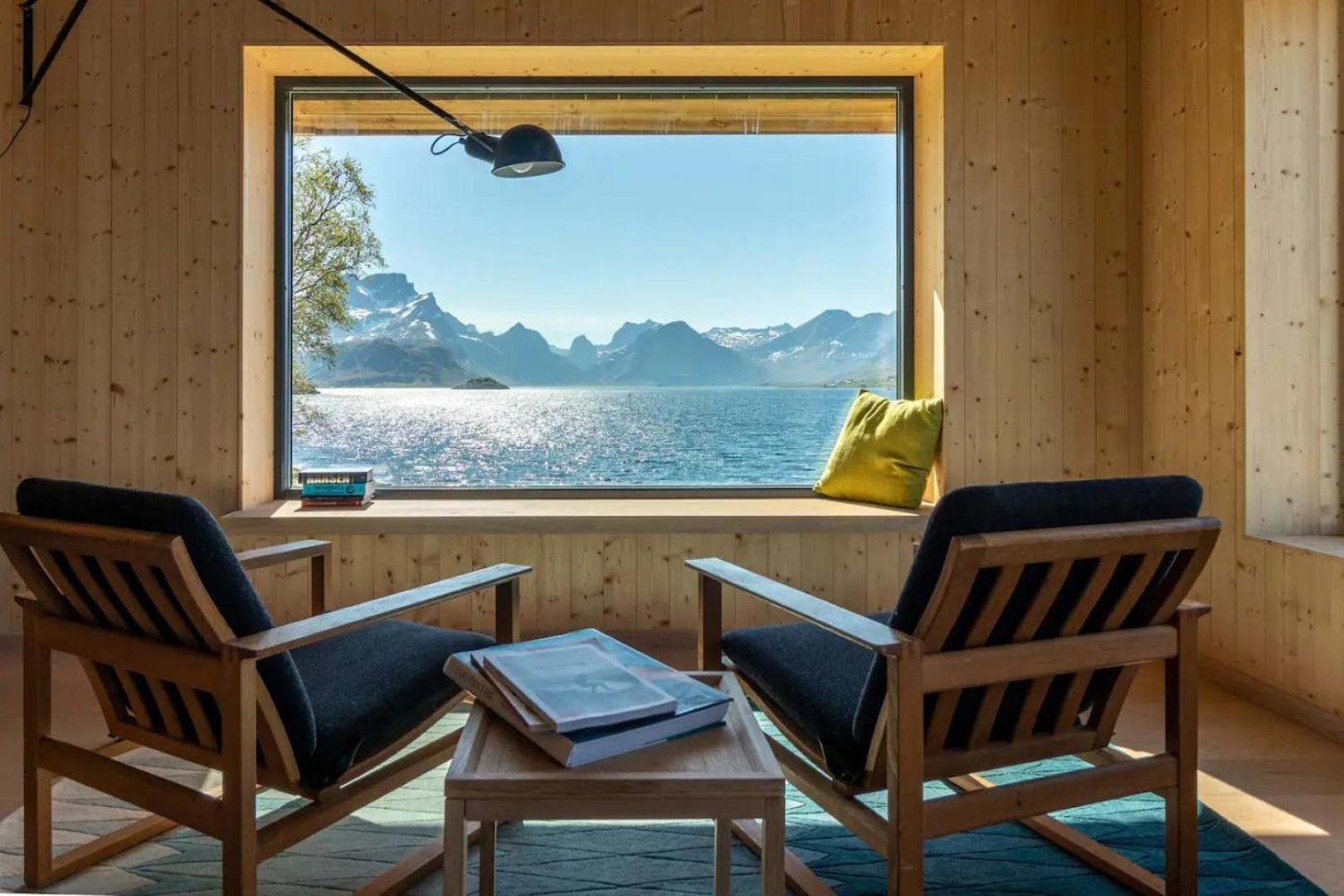 Minkfarmen, Spacious Seaside Cabin With Scenic View Ramberg Dış mekan fotoğraf